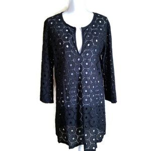 Jordan Taylor Long Sleeve Eyelet Coverup